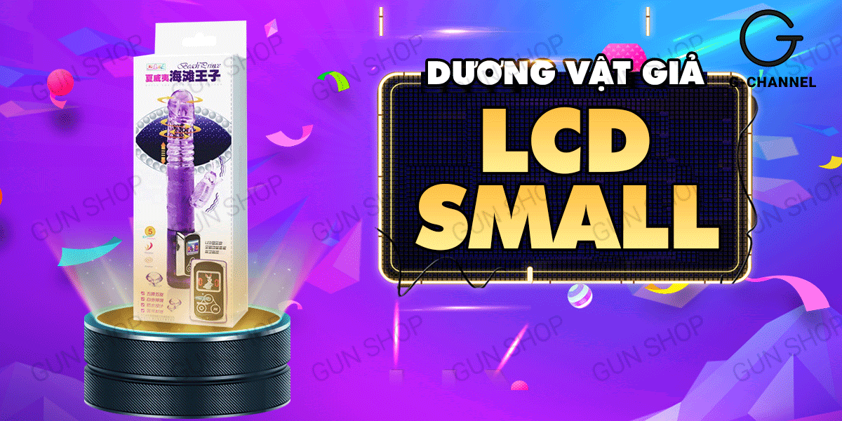 Dương vật giả Baile LCD Small 5 chế độ rung kích thích mạnh mẽ