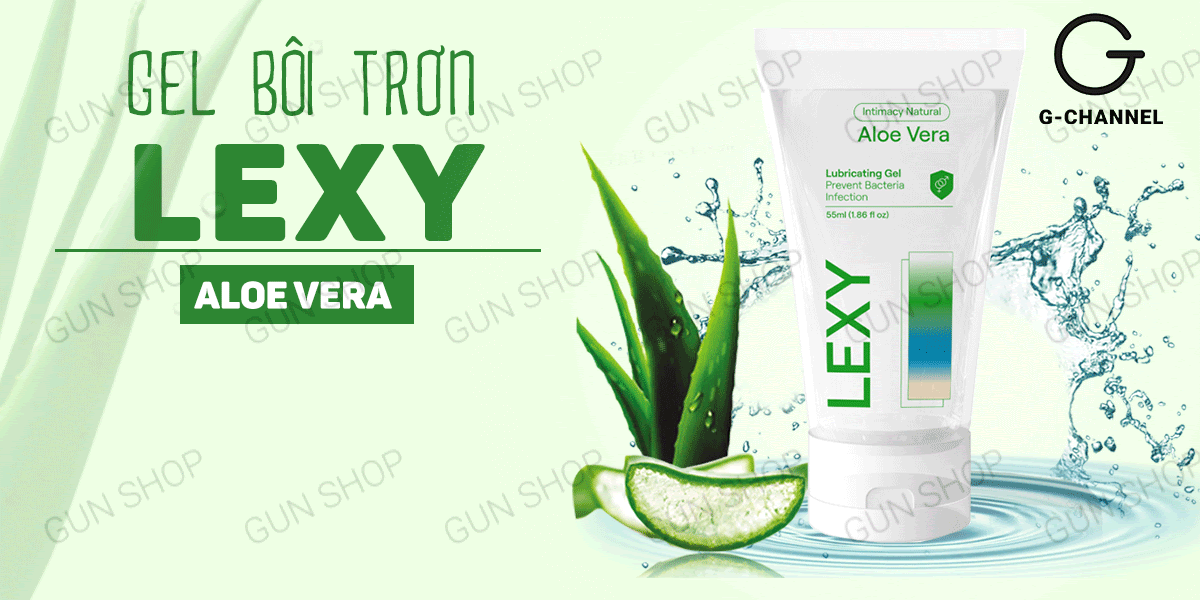 Sỉ Gel bôi trơn tinh chất lô hội - Lexy Aloe - Chai 55ml giá rẻ