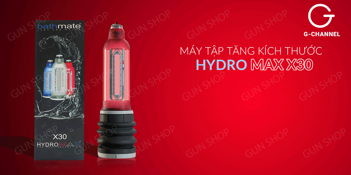 Nhập sỉ Máy tập tăng kích thước dương vật dùng áp suất nước - Hydromax X30  tốt nhất