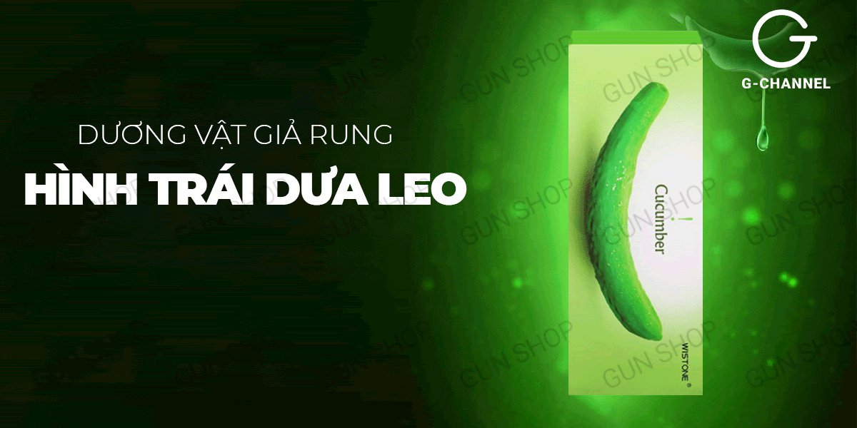 Dương Vật Giả Dưa Leo Đa Chế Độ Rung Sạc USB Kích Thích
