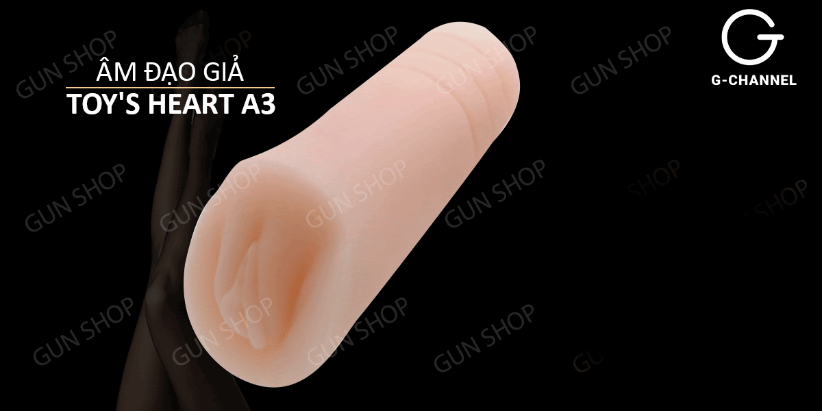 Nơi bán Âm đạo giả nguyên khối silicon trần cao cấp mềm mịn - ToysHeart A3  cao cấp