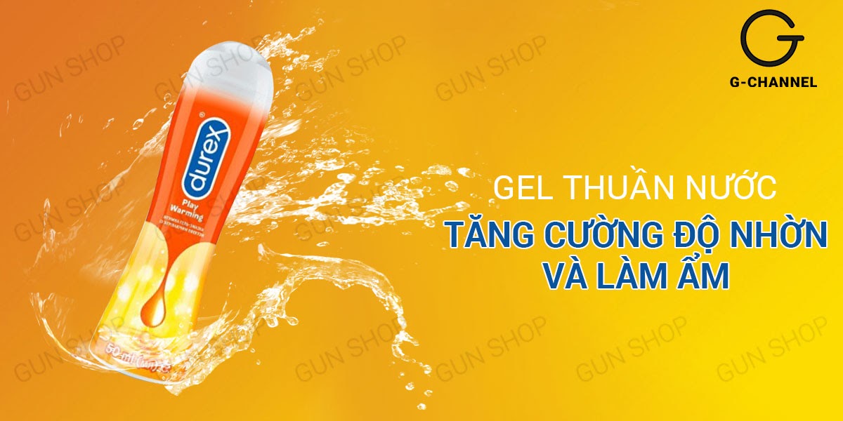 Nơi bán Gel bôi trơn nóng ấm - Durex Warming - Chai 100ml  tốt nhất