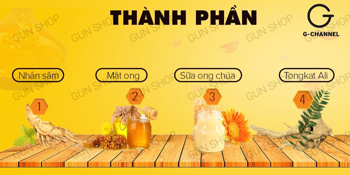 Bỏ sỉ Tinh chất Hachimitsu - Tăng cường sinh lý nam & nữ - 1 gói  tốt nhất