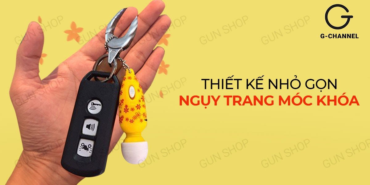 Móc khóa rung mini Av Bar thư giãn giảm căng thẳng tiện lợi