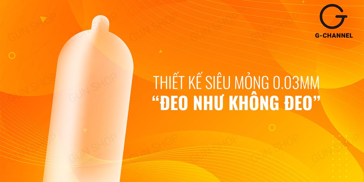 Bao cao su Sagami Xtreme siêu mỏng 0.03mm co giãn tốt hộp 10