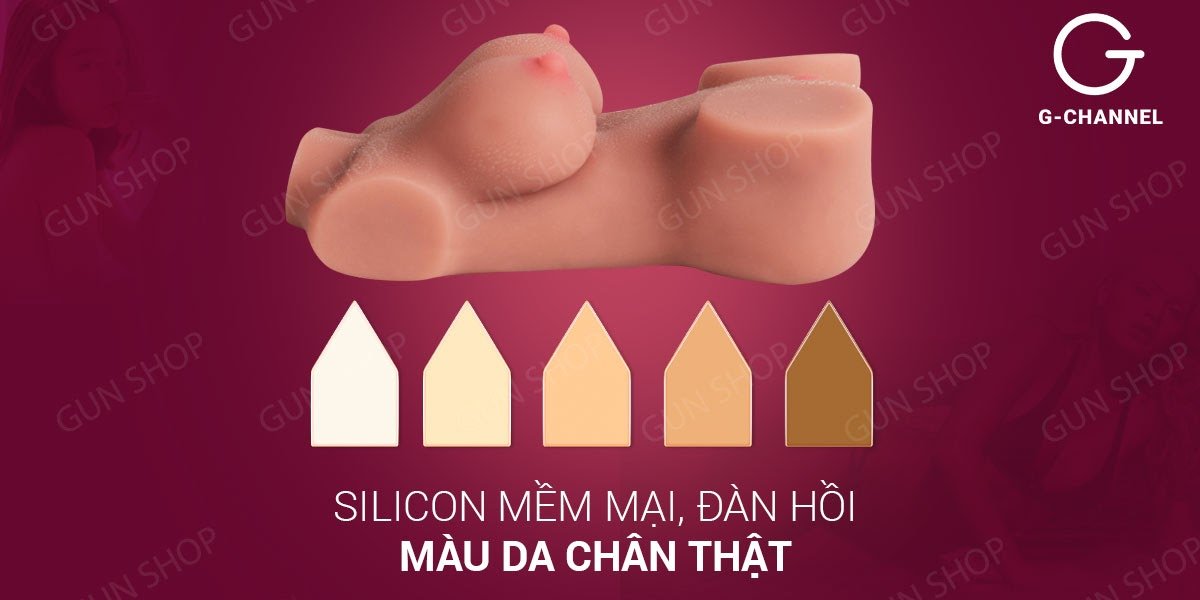 Búp bê tình dục silicon mềm mại cao cấp bán thân kích thích