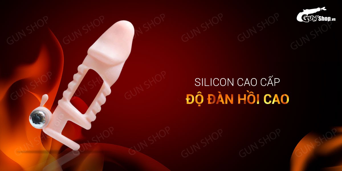 Bao cao su đôn dên rung OLO Black Gold Saints siêu kích thích