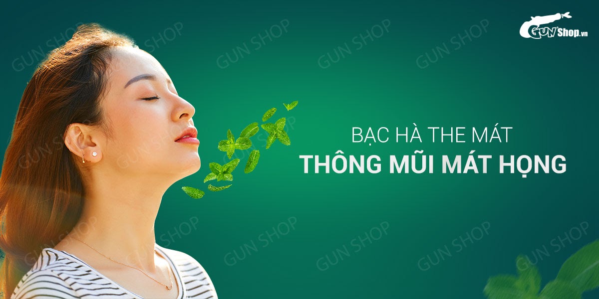Địa chỉ bán Kẹo ngậm BJ phòng the hương bạc hà - kẹo tình yêu Mastic Mint kẹo đổi gió tăng hưng phấn  giá sỉ