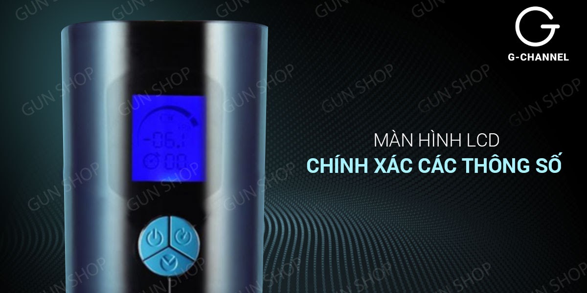 Review Máy tập tăng kích thước dương vật tự động màn hình LCD - Evo Penis Pump  hàng mới về