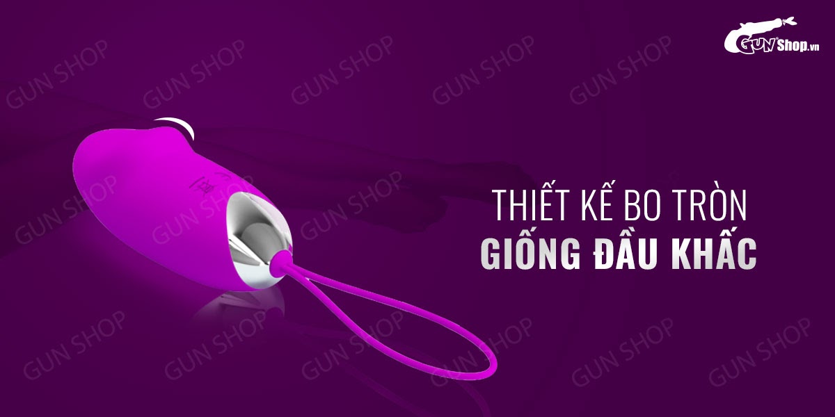 Trứng rung không dây 12 chế độ lăn xoay sạc tiện lợi Pretty Love Julia Trứng rung không dây 12 chế độ lăn xoay sạc tiện lợi Pretty Love Julia
