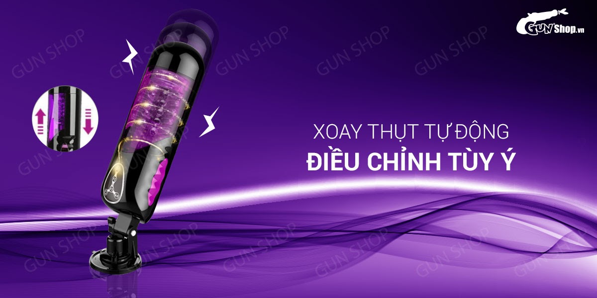 Âm đạo giả xoay thụt tự động Easy Love L sạc tiện lợi