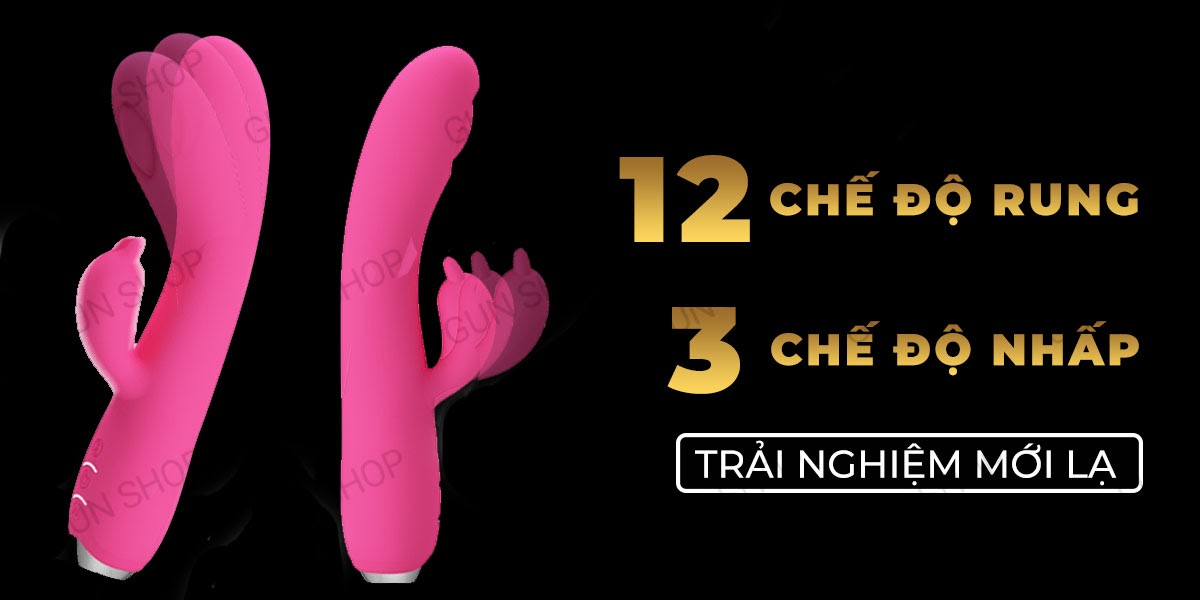 Sỉ Máy rung massage 2 đầu rung sạc điện - Pretty Love Regina  hàng xách tay