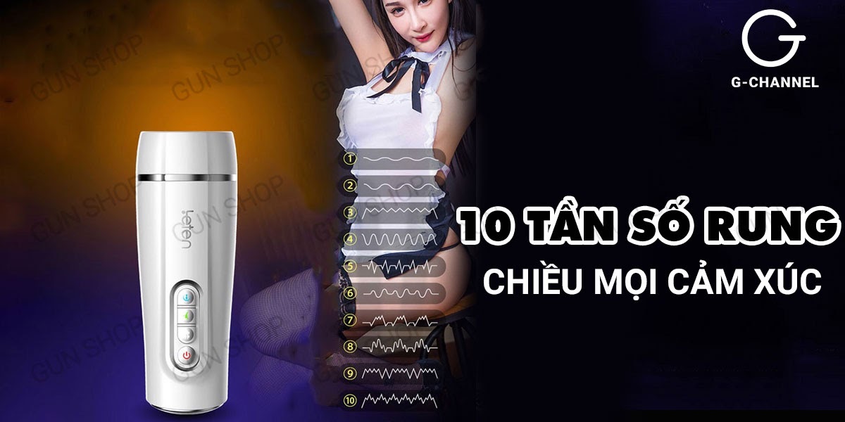 Bảng giá Âm đạo giả tự động cao cấp sạc điện - Leten Powerful Vagina Cup  hàng xách tay