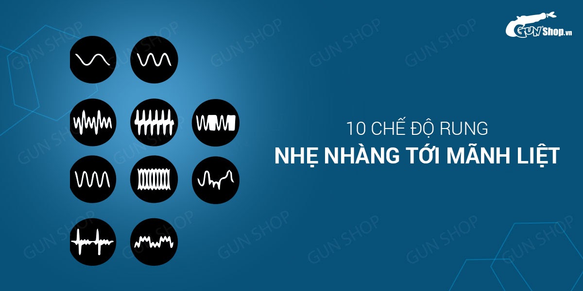 Que rung hậu môn Lovetoy 10 chế độ pin siêu mạnh kích thích