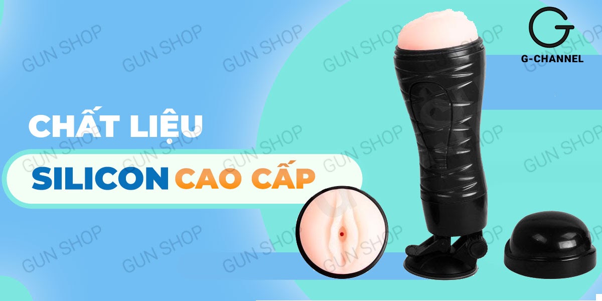 Âm đạo giả 12 chế độ rung sạc nhanh Crazy Bull White Flora