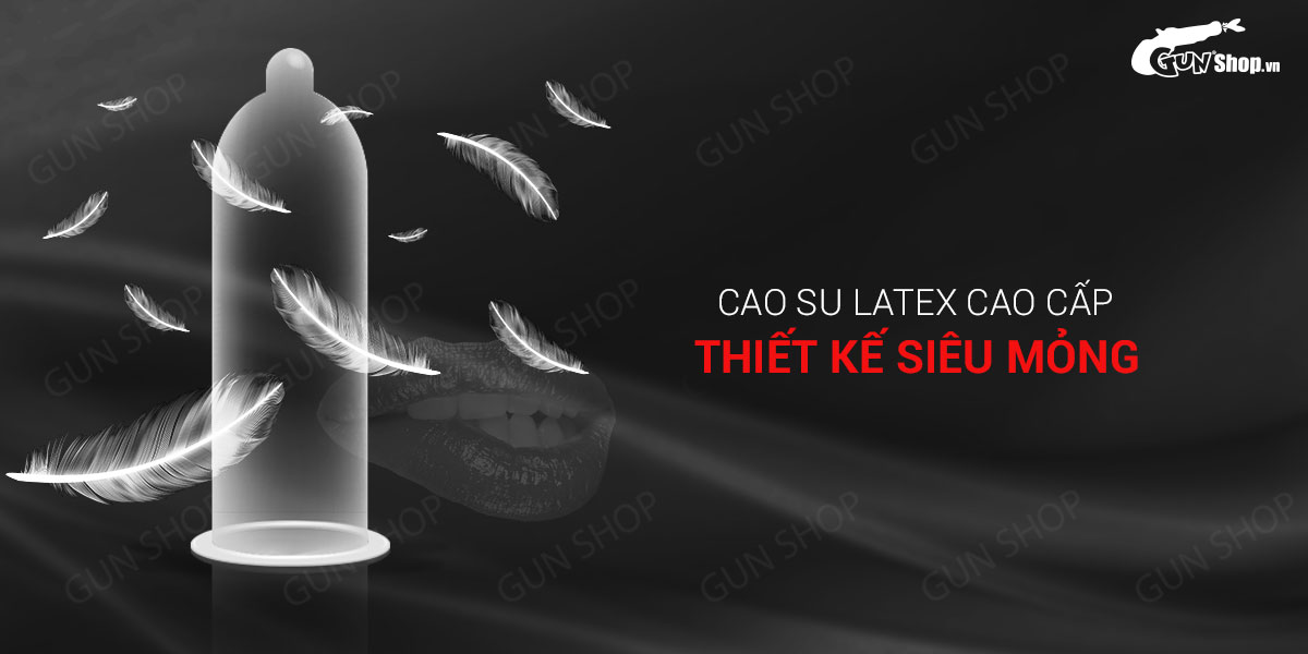 Bao cao su SO Classic mỏng gel bôi trơn siêu mượt hộp 12 cái