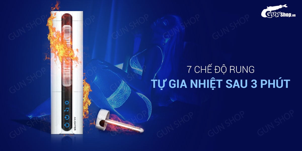 Sỉ Âm đạo giả dính tường tự động rung đa chế độ sạc điện - Ailighter Airjet giá rẻ