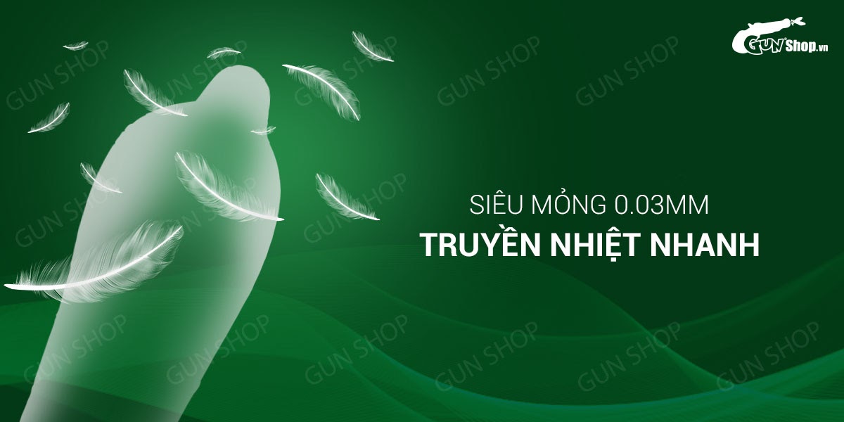 Muaisi 0.03 Ultrathin siêu mỏng mềm mại hộp 12 bao cao su