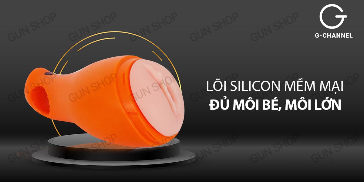 Âm đạo giả rung 12 chế độ có âm thanh kích thích mạnh mẽ