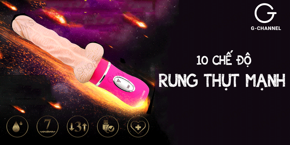 Review Dương vật giả cao cấp Ailighter rung thụt toả nhiệt giống thật cầm tay giá rẻ