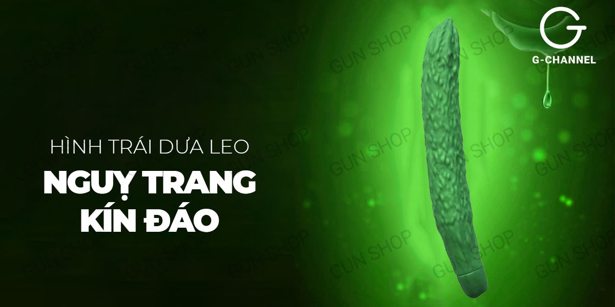 Dương Vật Giả Dưa Leo Đa Chế Độ Rung Sạc USB Kích Thích