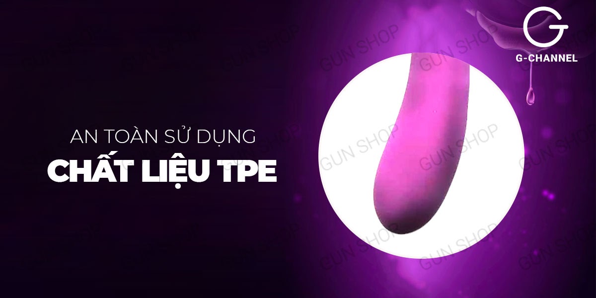 Dương vật giả đa chế độ rung Wistone Aeggplant siêu mềm mại