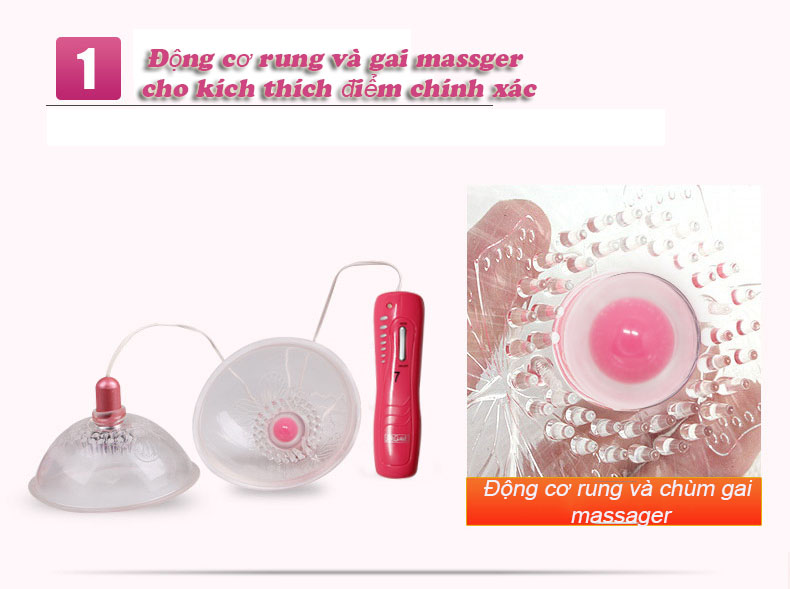 Đại lý Máy Massa Kích Thích Nhũ Hoa Cao Cấp - Momo  nhập khẩu