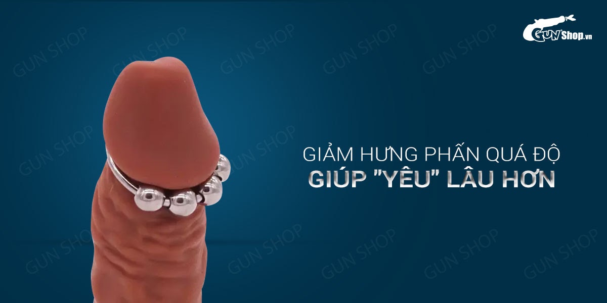 Cung cấp Vòng đeo dương vật inox 4 bi - 1 cái  giá tốt