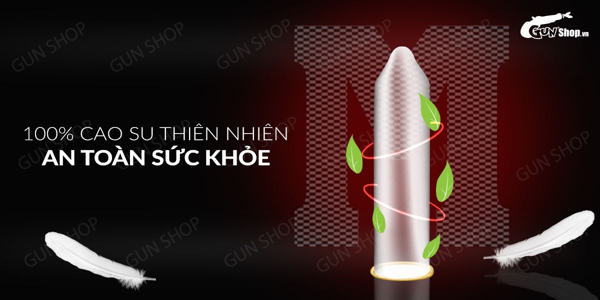 Bao Cao Su Muaisi 0.01 Siêu Mỏng Cực Đỉnh - Hộp 10 Cái