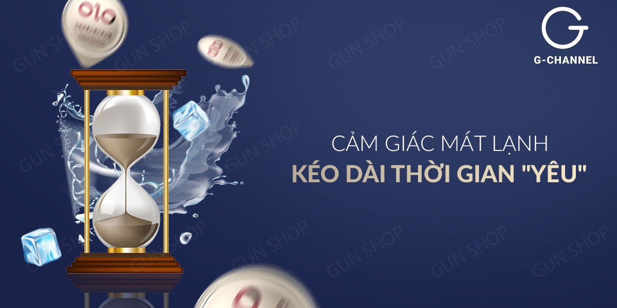 Bao cao su OLO 0.01 Xanh Siêu Mỏng Mát Lạnh Kéo Dài Tình Yêu