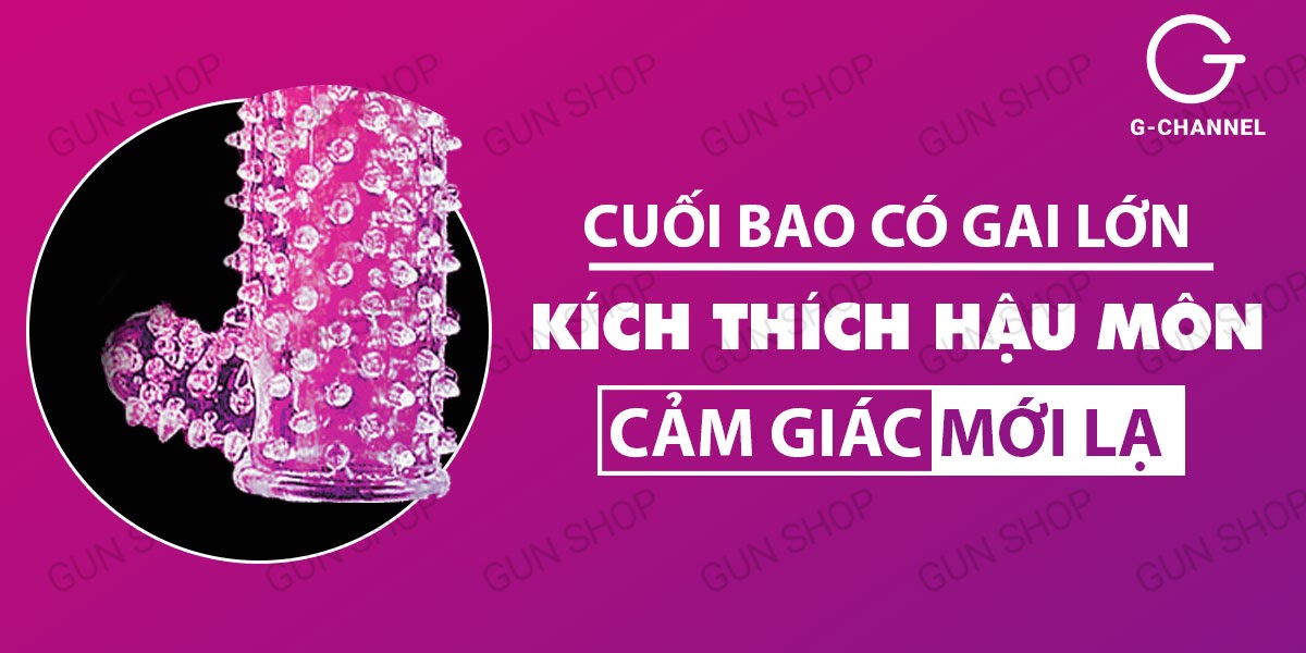 Cửa hàng bán Bao cao su đôn dên tăng kích thước Crytal Sleeve - Gai mềm  giá tốt