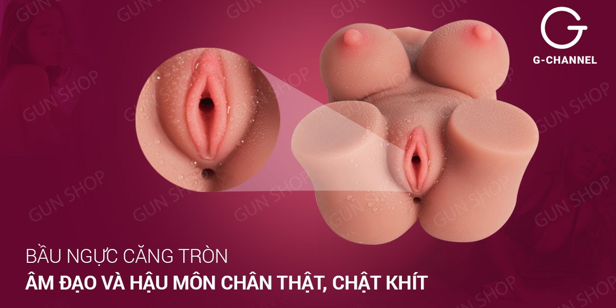 Búp bê tình dục silicon mềm mại cao cấp bán thân kích thích