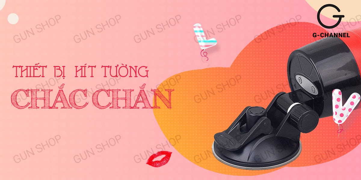 Sỉ Âm đạo giả dính tường 12 tần số rung - Crazy Bull Red Flora hàng xách tay