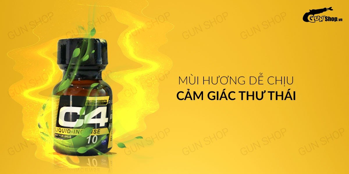 Giá sỉ Popper C4 Yellow 10ml chính hãng Mỹ USA PWD nhập khẩu