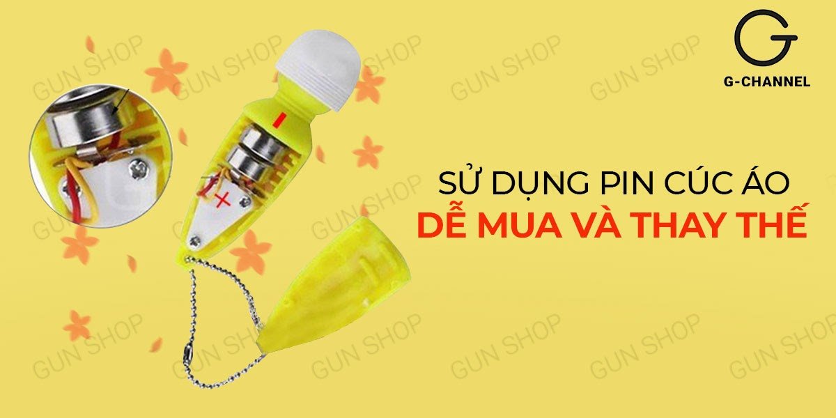 Móc khóa rung mini Av Bar thư giãn giảm căng thẳng tiện lợi