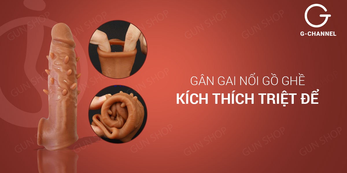 Giá sỉ Bao cao su đôn dên tăng kích thước Jiuai - Gai nổi  hàng xách tay