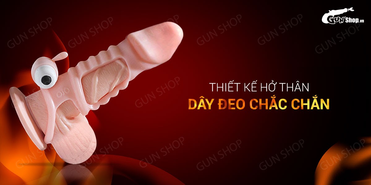 Bao cao su đôn dên rung OLO Black Gold Saints siêu kích thích