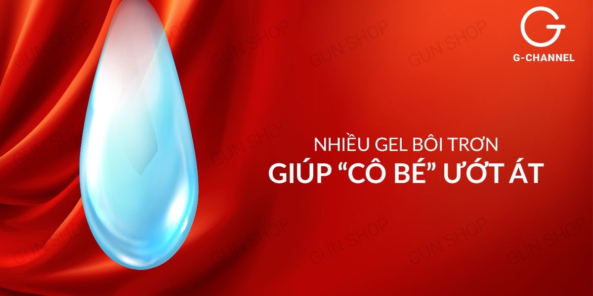 Bao cao su OLO siêu mỏng 0.01 đỏ nóng ấm hộp 10 cái, an toàn