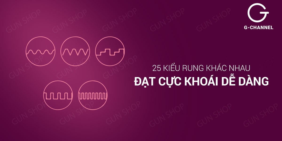 Máy kích thích điểm G Svakom Keri 5 chế độ rung mạnh mẽ