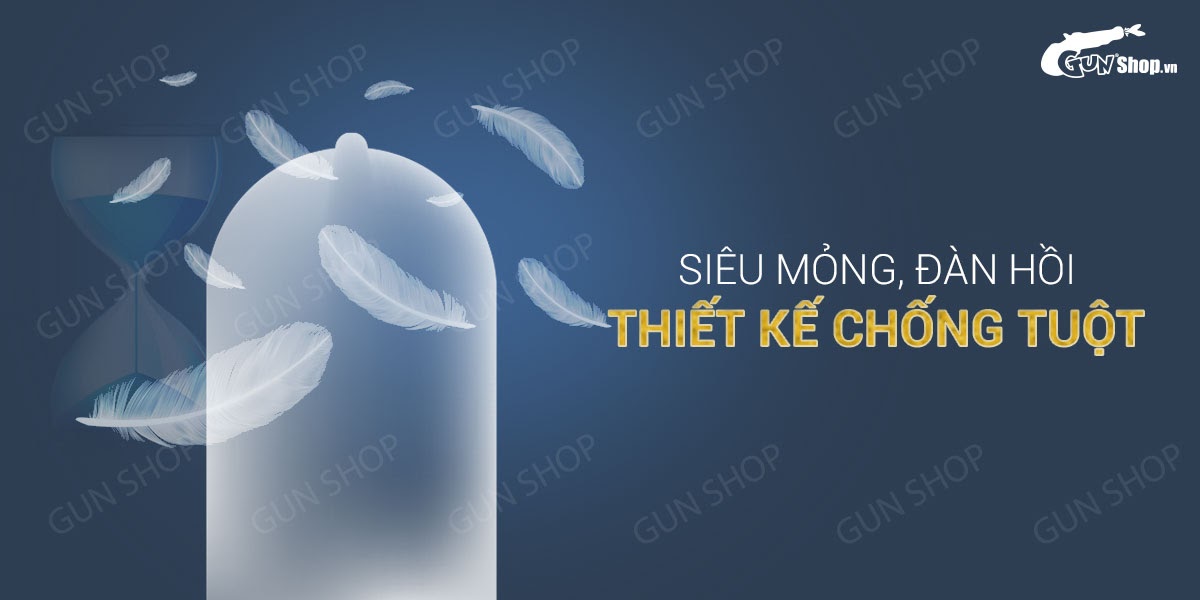 Bao cao su OLO 0.01 mỏng nhẹ Kéo dài thời gian Hương vani 10 cái