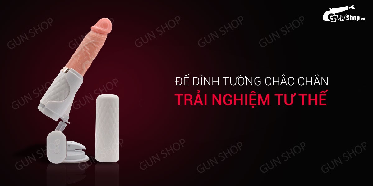 Kho sỉ Dương vật giả dính tường rung thụt tự động sạc điện - Uegea  giá tốt