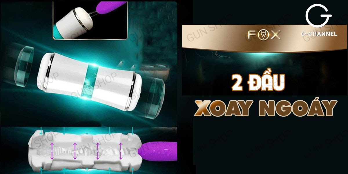 Bỏ sỉ Âm đạo giả 2 đầu siêu mịn đàn hồi cao - Fox Honour giá rẻ