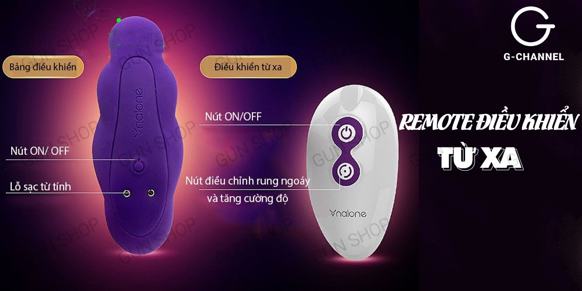 Thông tin Trứng rung rung xoay 360 điều khiển tầm xa sạc điện - Nalone Pearl  hàng xách tay