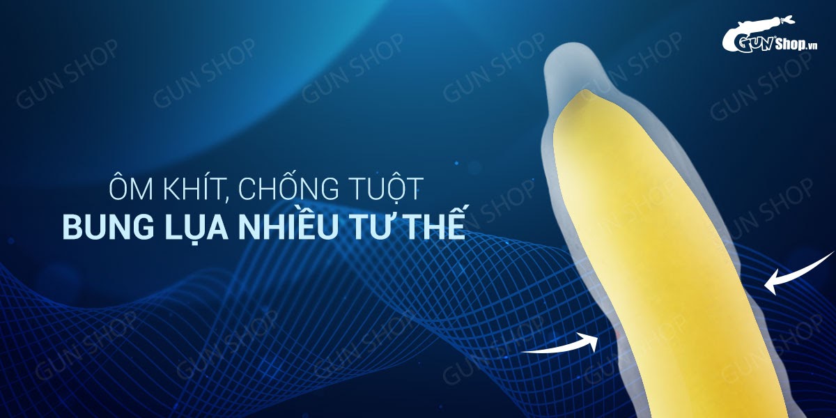 Địa chỉ bán Bao cao su OLO 0.01 Zero Ha For Man - Siêu mỏng nhiều gel bôi trơn - Hộp 10 cái  chính hãng