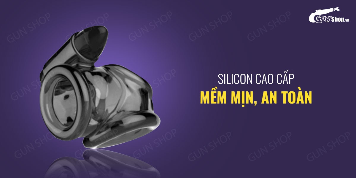 Đánh giá Bao cao su đôn dên tăng kích thước đeo gốc dương vật Cock Sleeves - Rung mạnh giá rẻ