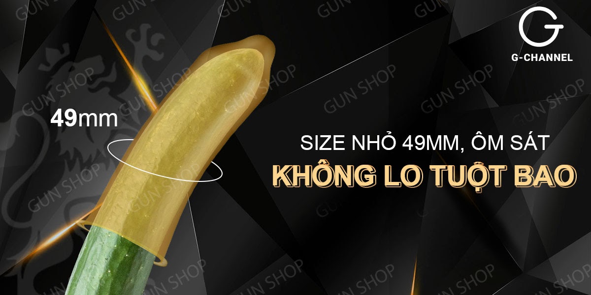 Bao cao su Durex Kingtex 49mm ôm vừa, hộp 12 cái tiện lợi