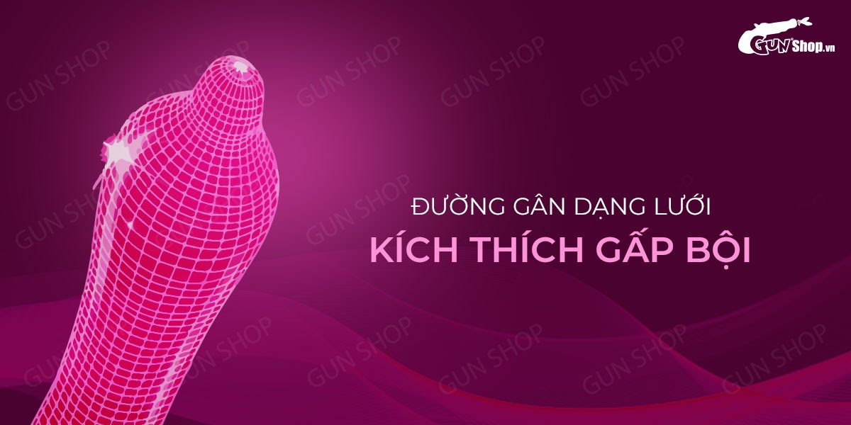 Bao cao su Muaisi Hồng Gel Siêu Mỏng Êm Ái Hộp 10 Cái