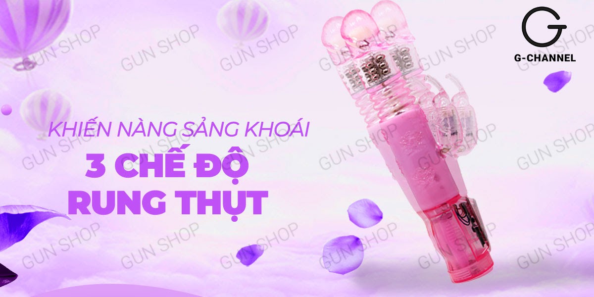 Butterfly Dance dương vật giả đa năng rung thụt pin 3 chế độ kích thích