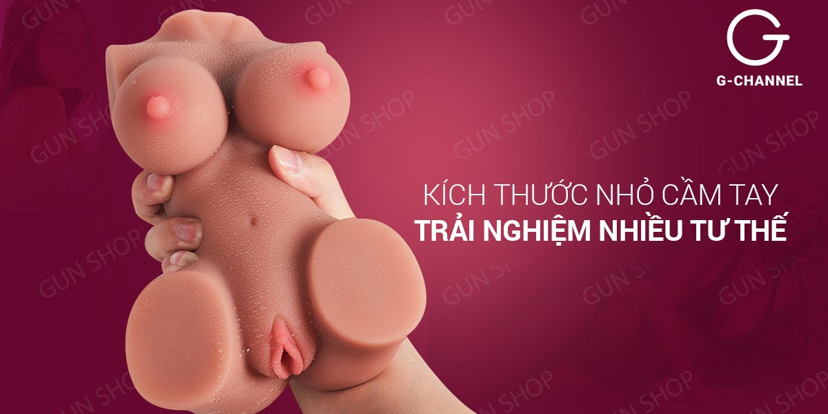 Búp bê tình dục silicon mềm mại cao cấp bán thân kích thích