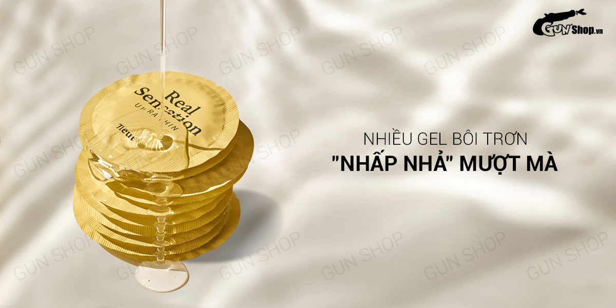 Bao Cao Su Real Sensation Siêu Mỏng Cực Đã - Hộp 12 Cái